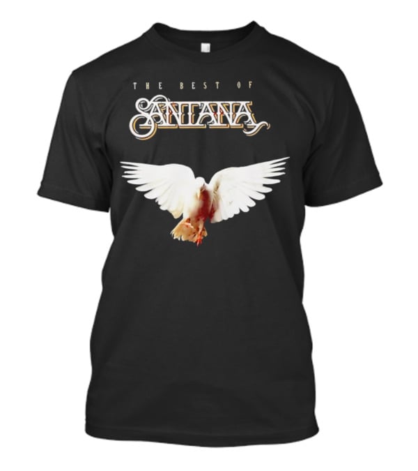 Santana Best Of Album Cover With White Dove T-Shirt