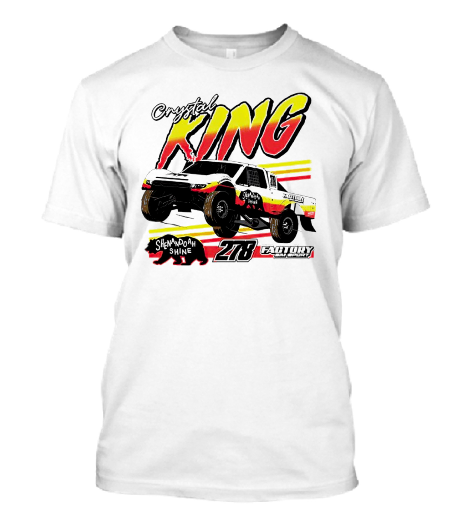 Crystal King Shenandoah Shine 278 Factory Racing T-Shirt