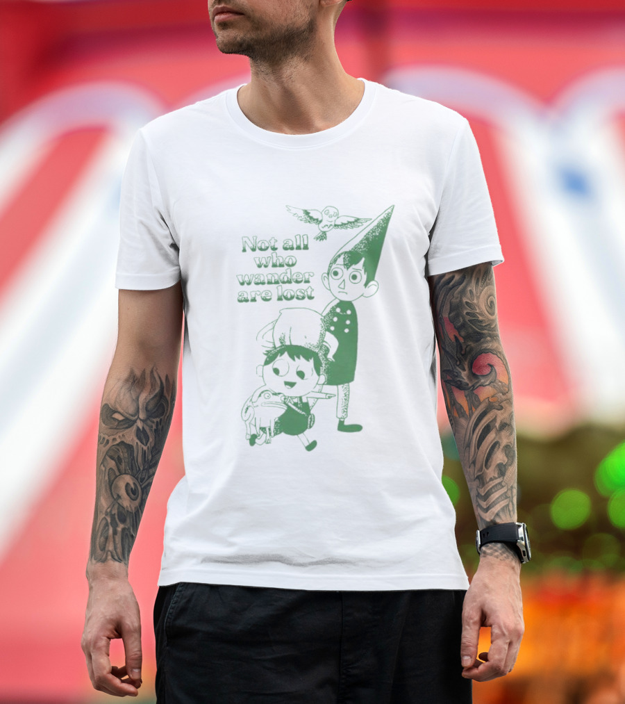 Not All Who Wander Are Lost Over The Garden Wall Characters Frog Bird T-Shirt