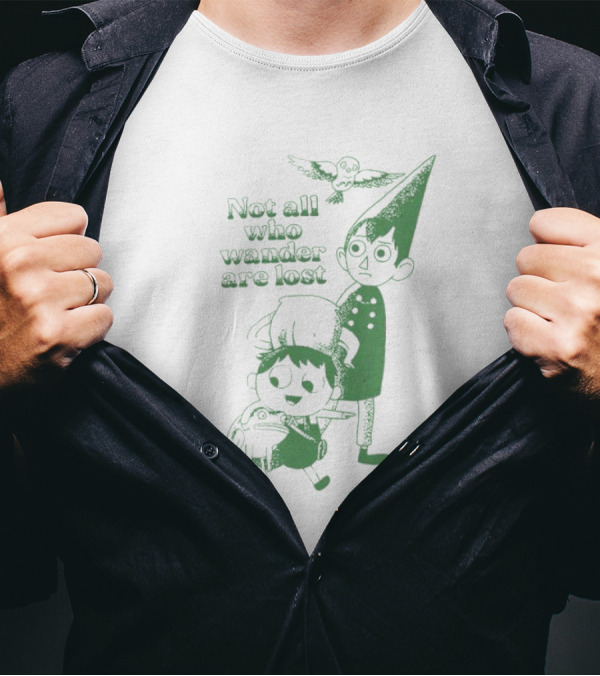 Not All Who Wander Are Lost Over The Garden Wall Characters Frog Bird T-Shirt
