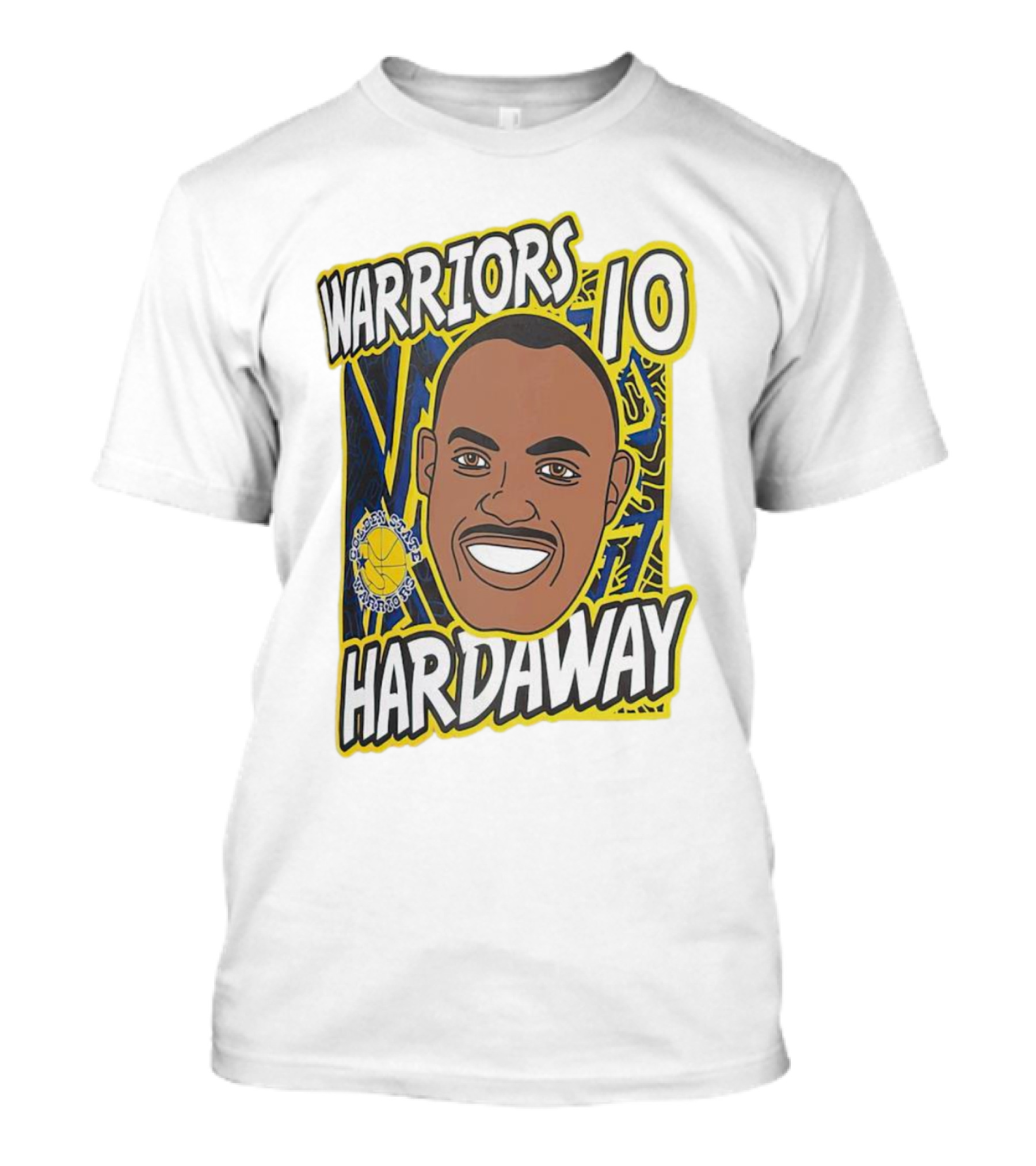Warriors 10 Hardaway Golden State Cartoon T-Shirt