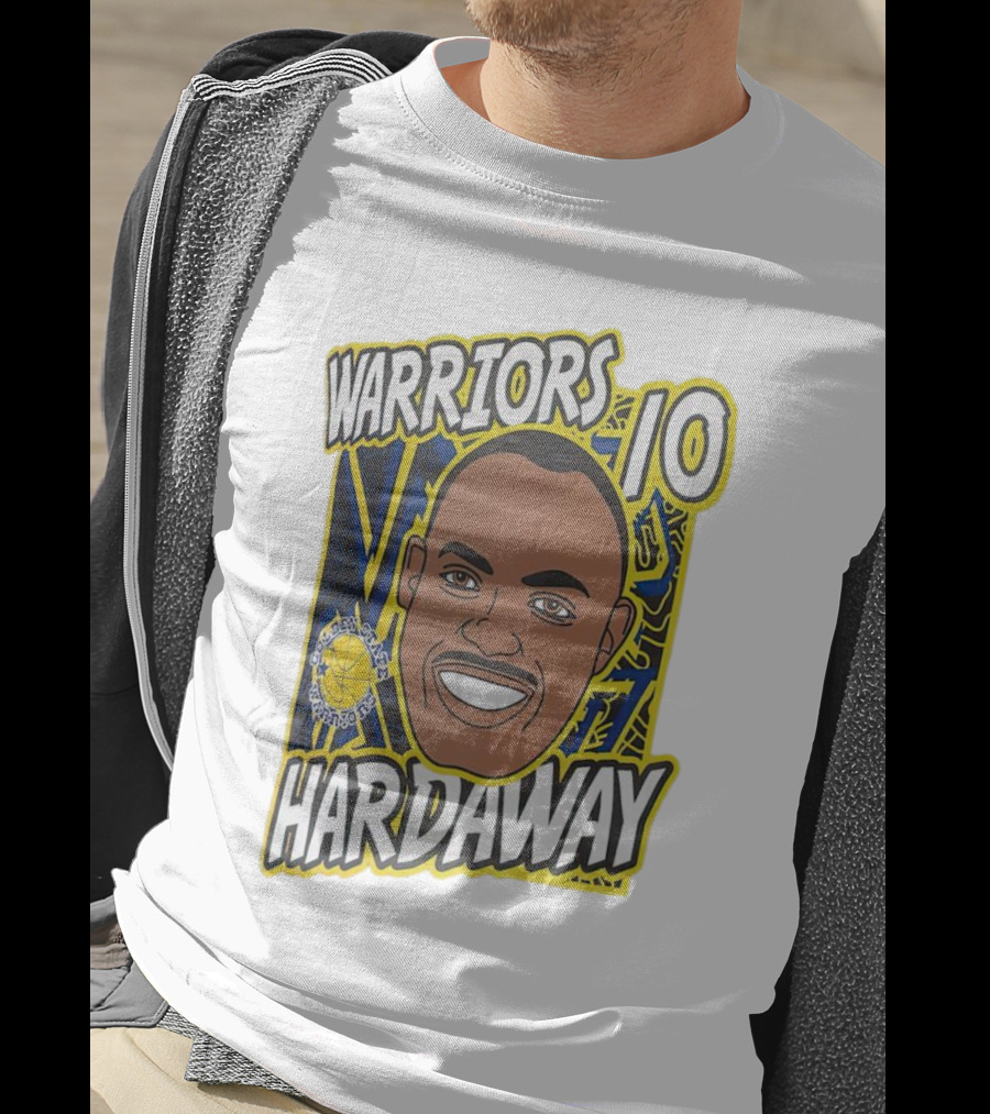 Warriors 10 Hardaway Golden State Cartoon T-Shirt