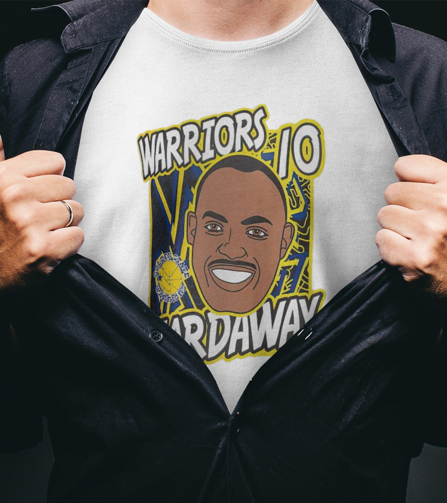 Warriors 10 Hardaway Golden State Cartoon T-Shirt