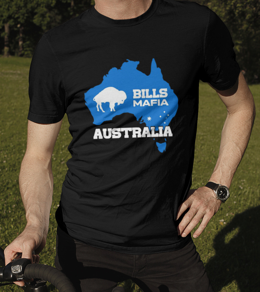 Bills Mafia Australia Buffalo Map T-Shirt