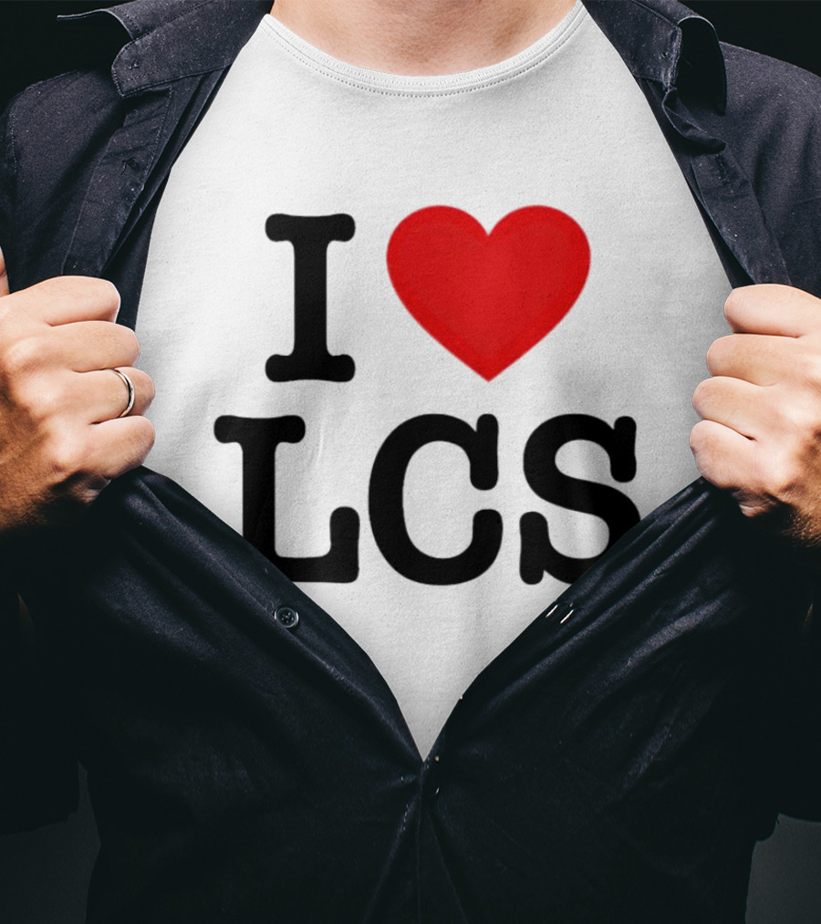 I Heart LCS Red Love Emblem T-Shirt