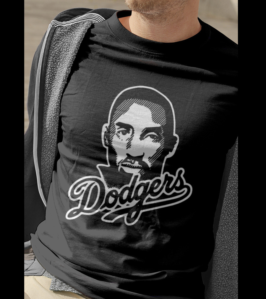 Kobe Bryant Dodgers Face T-Shirt