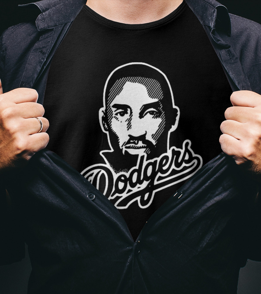 Kobe Bryant Dodgers Face T-Shirt