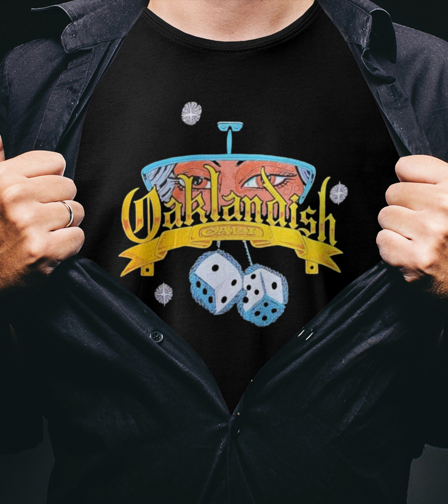 Oaklandish Cali Cruisin' Dice And Rearview Mirror Eyes T-Shirt