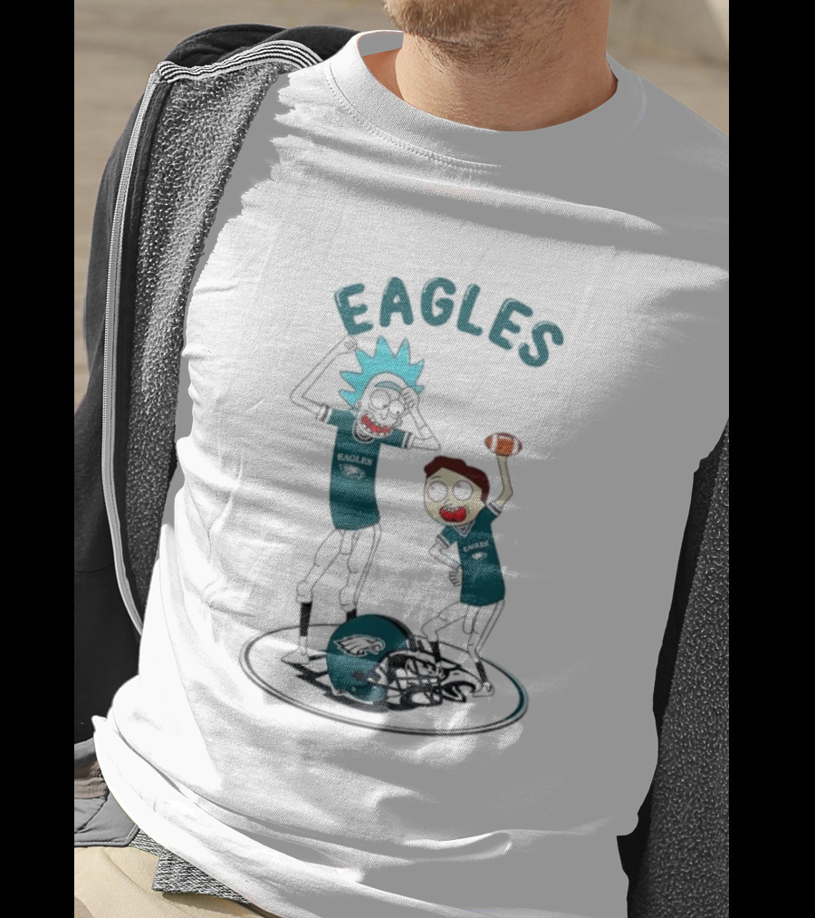 Philadelphia Eagles Rick And Morty Parody Dance T-Shirt