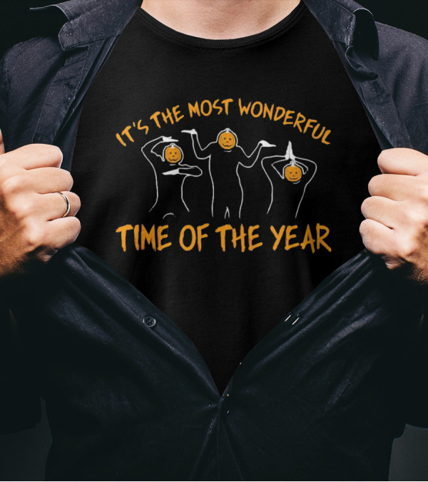 It's The Most Wonderful Time Of The Year Pumpkin Dancing T-Shirt