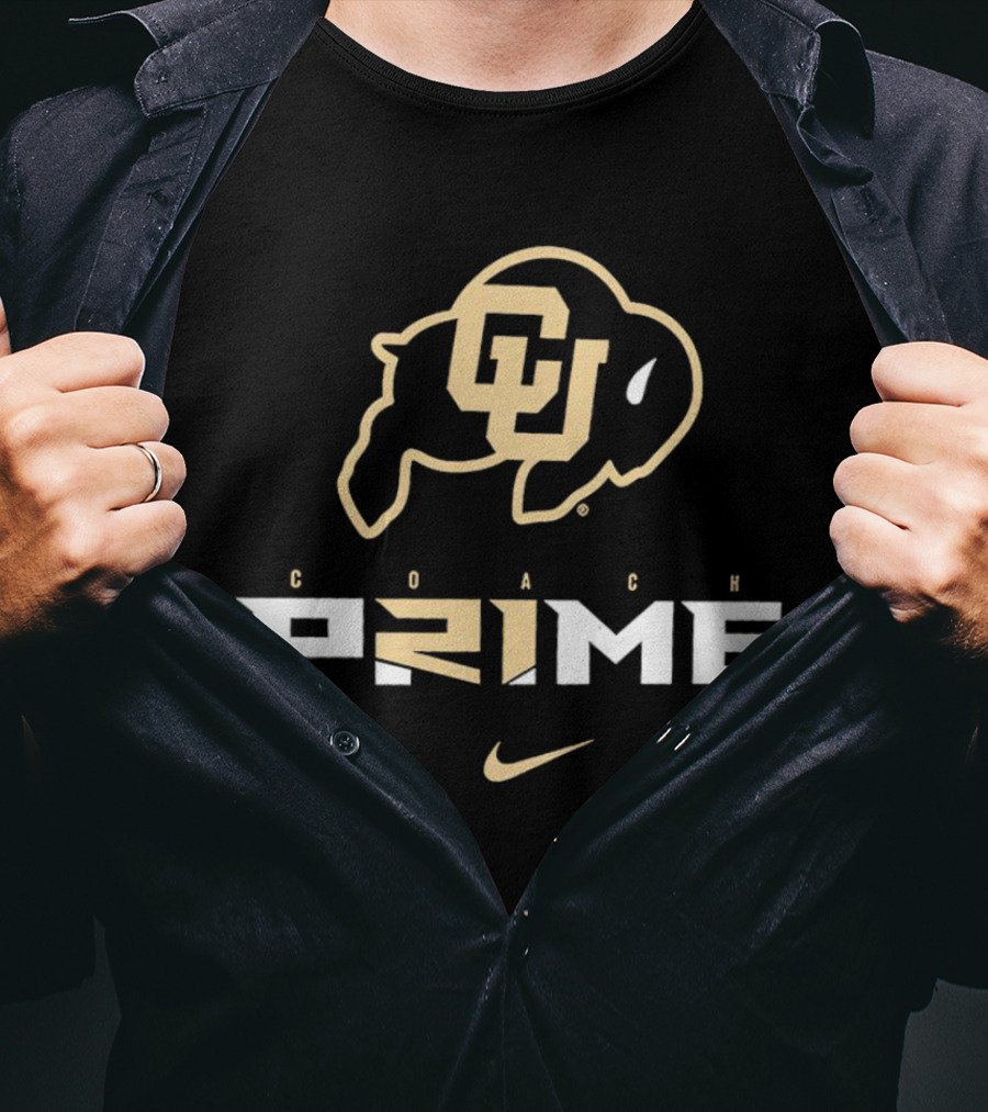 Colorado Buffaloes Coach Prime CU Logo T-Shirt