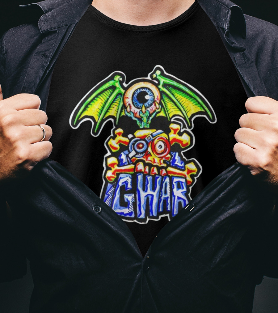 Gwar Flying Eye Skull Winged Creature T-Shirt