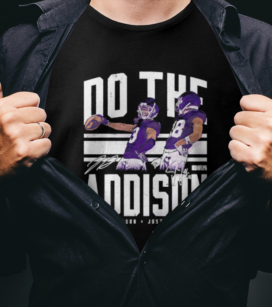 Jordan Addison X Justin Jefferson Do The Addison NFLPA T-Shirt