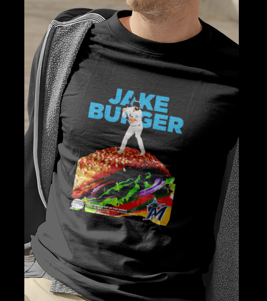 Jake Burger Miami Marlins Out Of This World T-Shirt