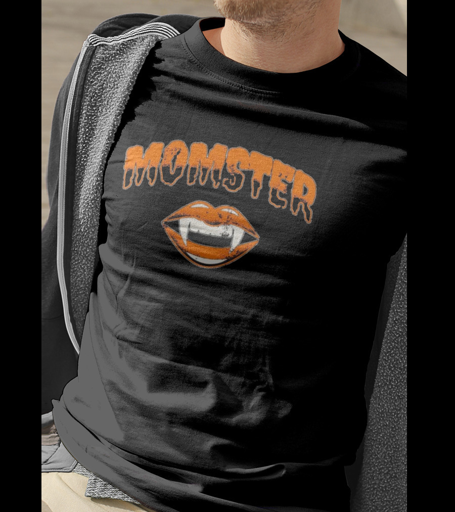 Momster Vampire Lips Halloween Fang T-Shirt