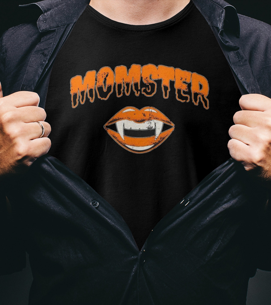 Momster Vampire Lips Halloween Fang T-Shirt