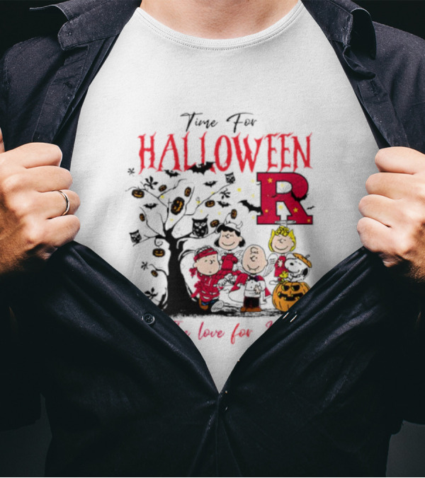 Time For Halloween Peanuts Characters And The Love For Knights T-Shirt