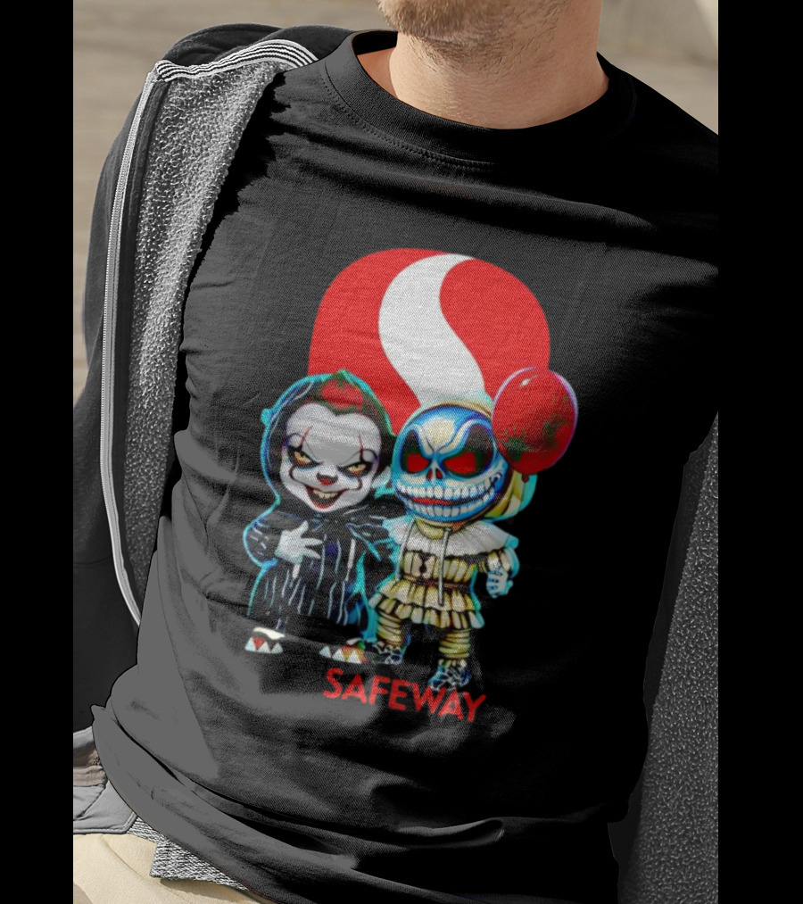 Pennywise Jack Skellington Safeway Halloween Combo T-Shirt