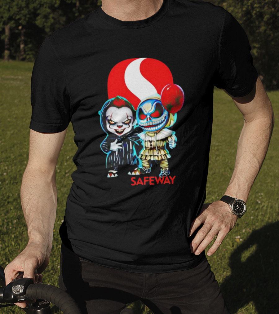 Pennywise Jack Skellington Safeway Halloween Combo T-Shirt