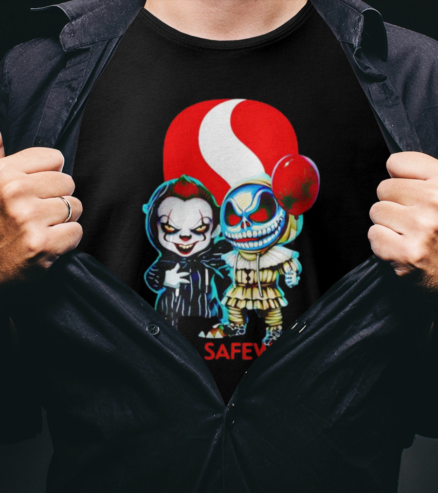 Pennywise Jack Skellington Safeway Halloween Combo T-Shirt