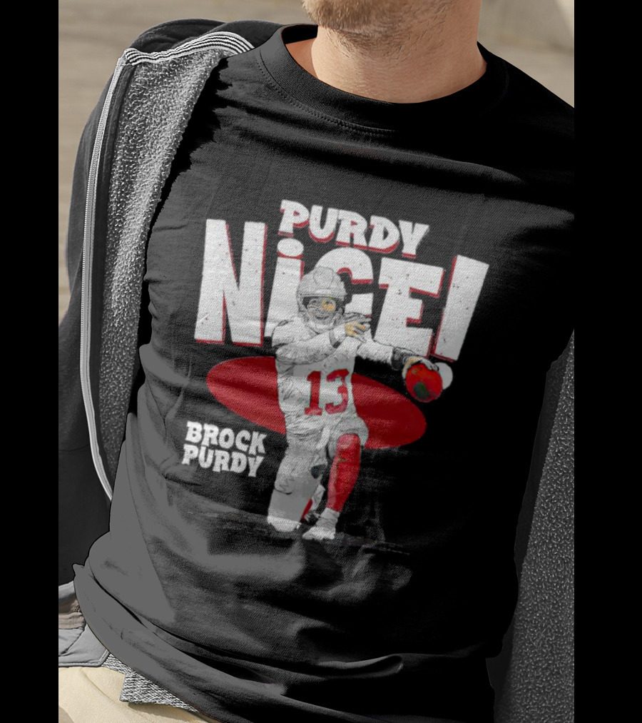 Brock Purdy San Francisco Purdy Nice 13 Football Player Recognition T-Shirt