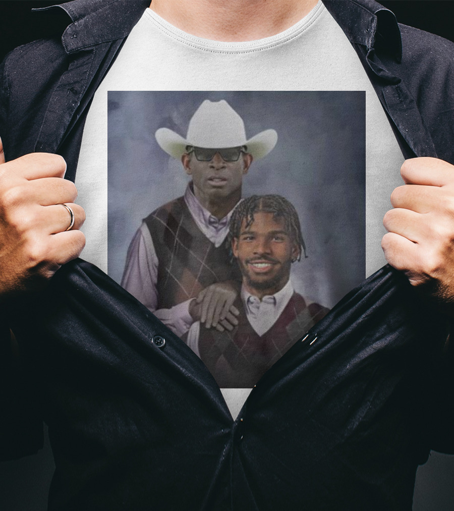 Deion Sanders And Shedeur Sanders Step Brothers Cowpoke T-Shirt