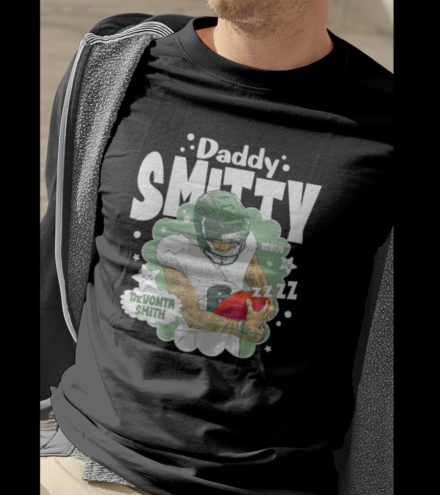 Daddy Smitty Devonta Smith NFLPA Zzzzz Football Star T-Shirt