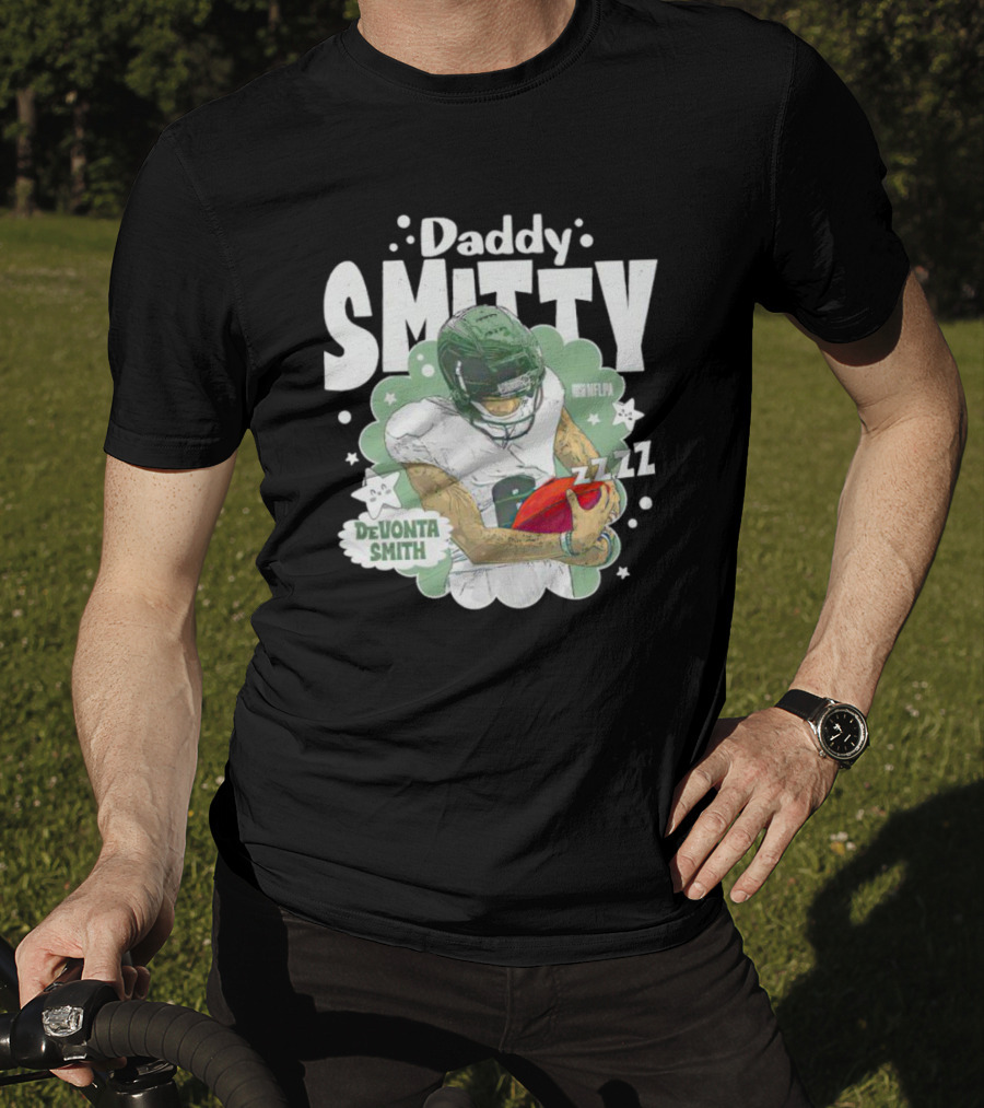 Daddy Smitty Devonta Smith NFLPA Zzzzz Football Star T-Shirt
