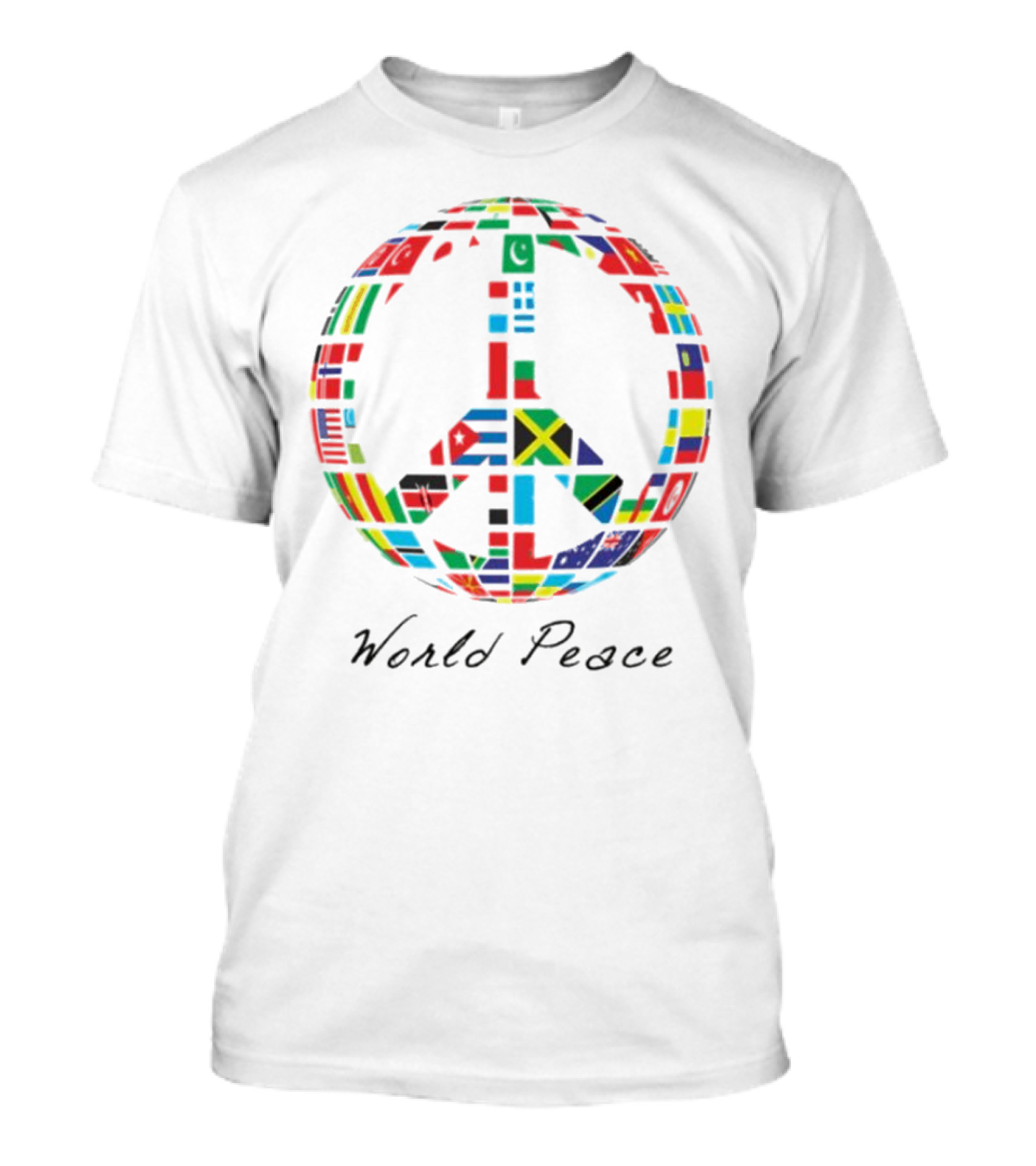 World Peace International Flags Peace T-Shirt