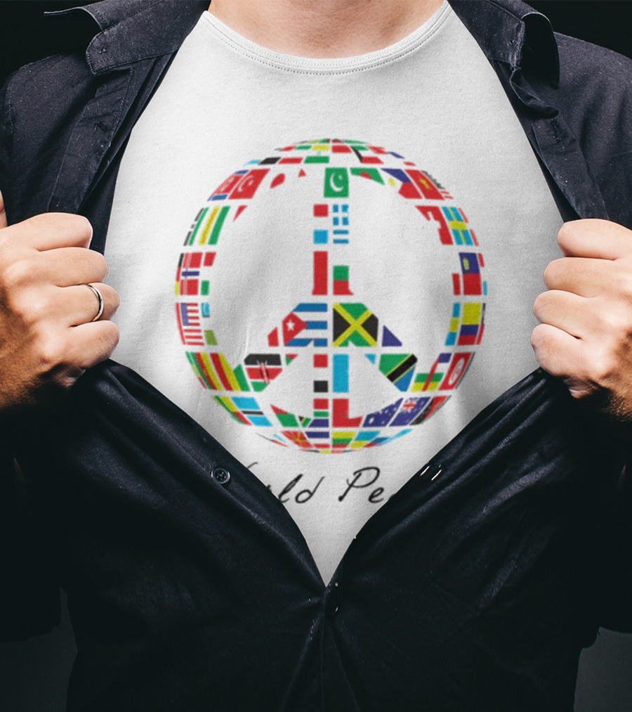 World Peace International Flags Peace T-Shirt