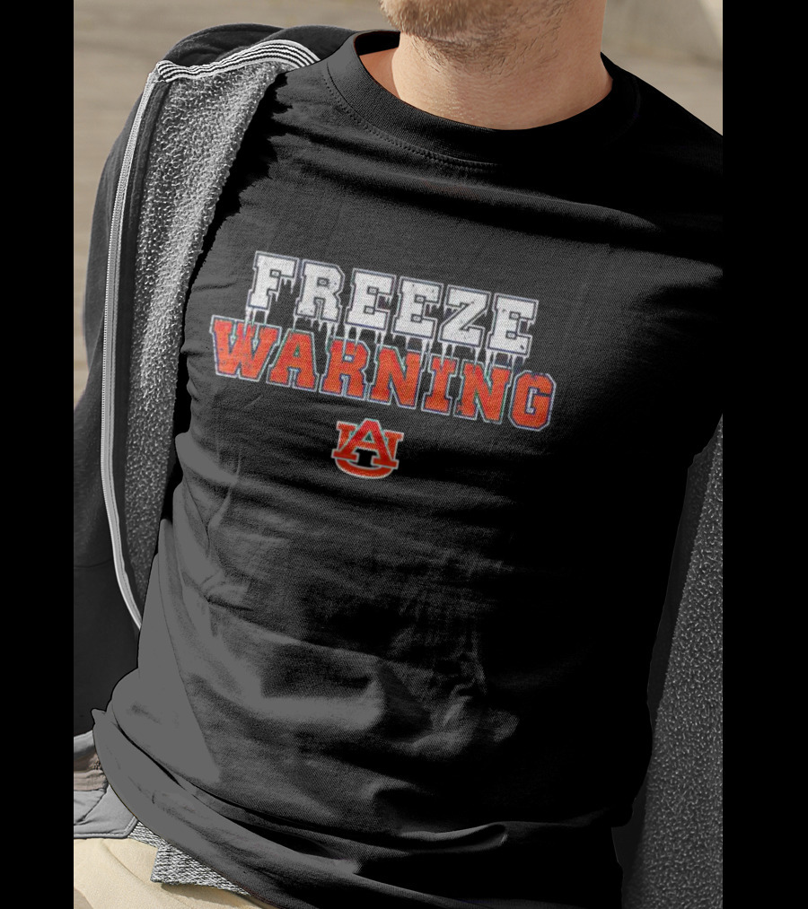 Freeze Warning Auburn Tigers T-Shirt