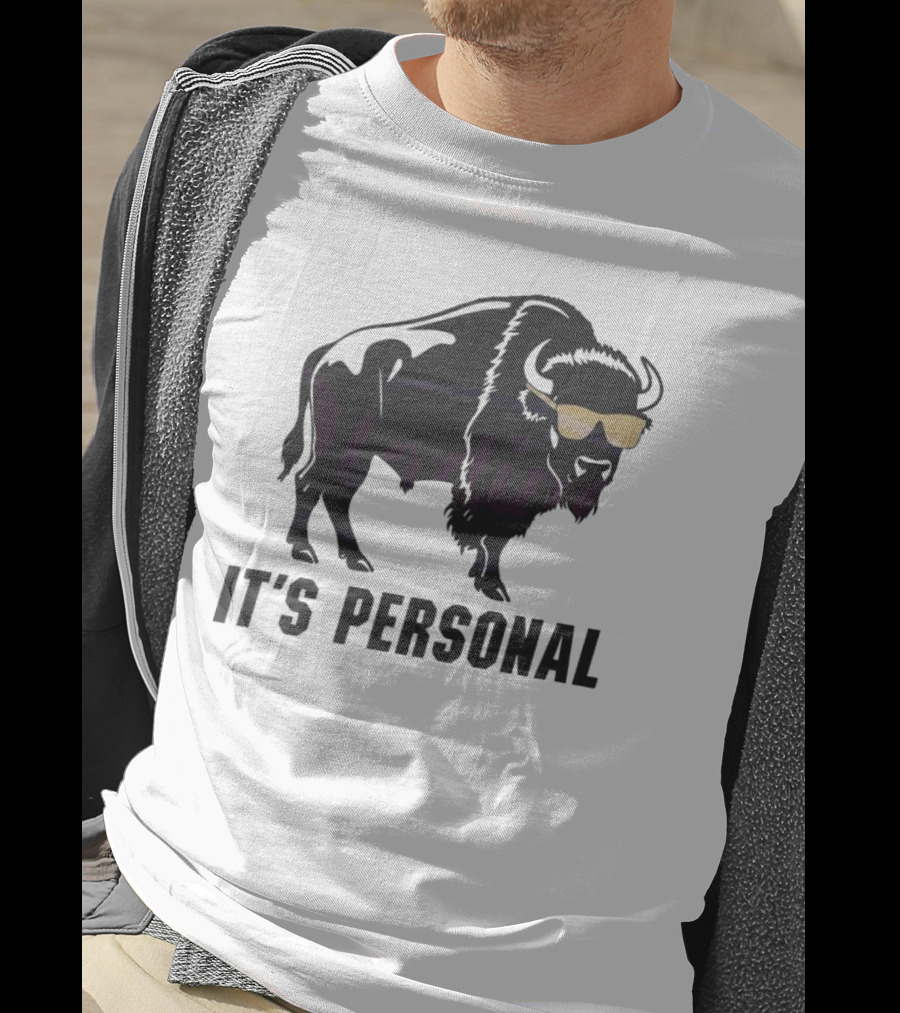 Colorado Buffaloes It's Personal Buffalo With Sunglasses T-Shirt