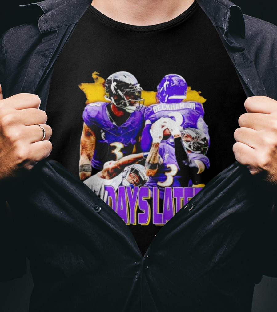 Beckham Jr 574 Days Later Ravens Football Return T-Shirt