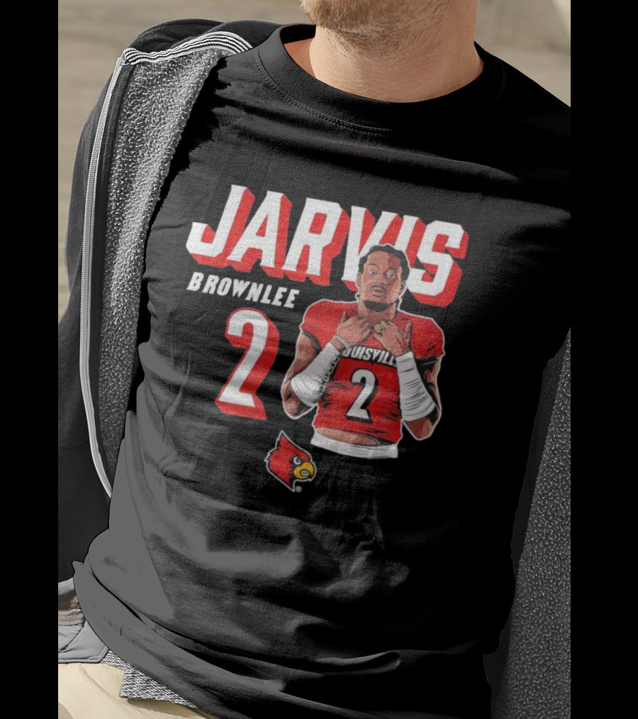 Jarvis Brownlee Louisville Cardinals Number 2 T-Shirt
