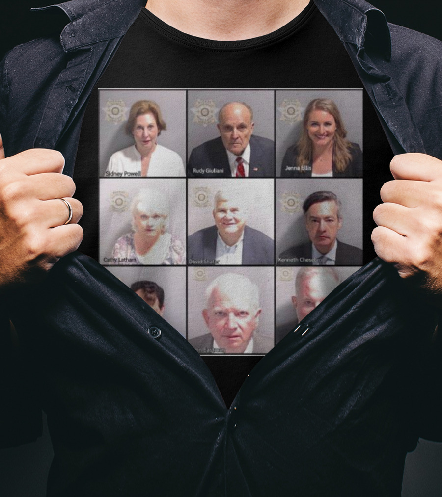 Sidney Powell Rudy Giuliani Jenna Ellis Mugshots T-Shirt