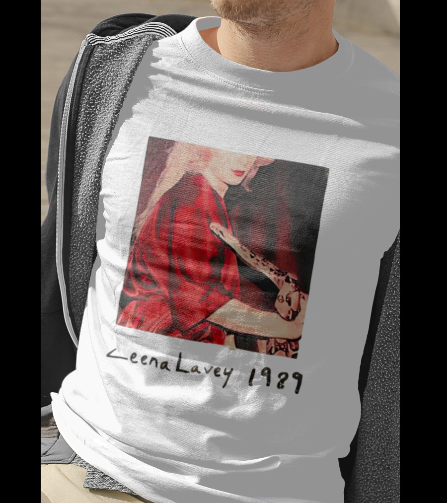 Zeena Lavey 1989 Red Robe Snake T-Shirt