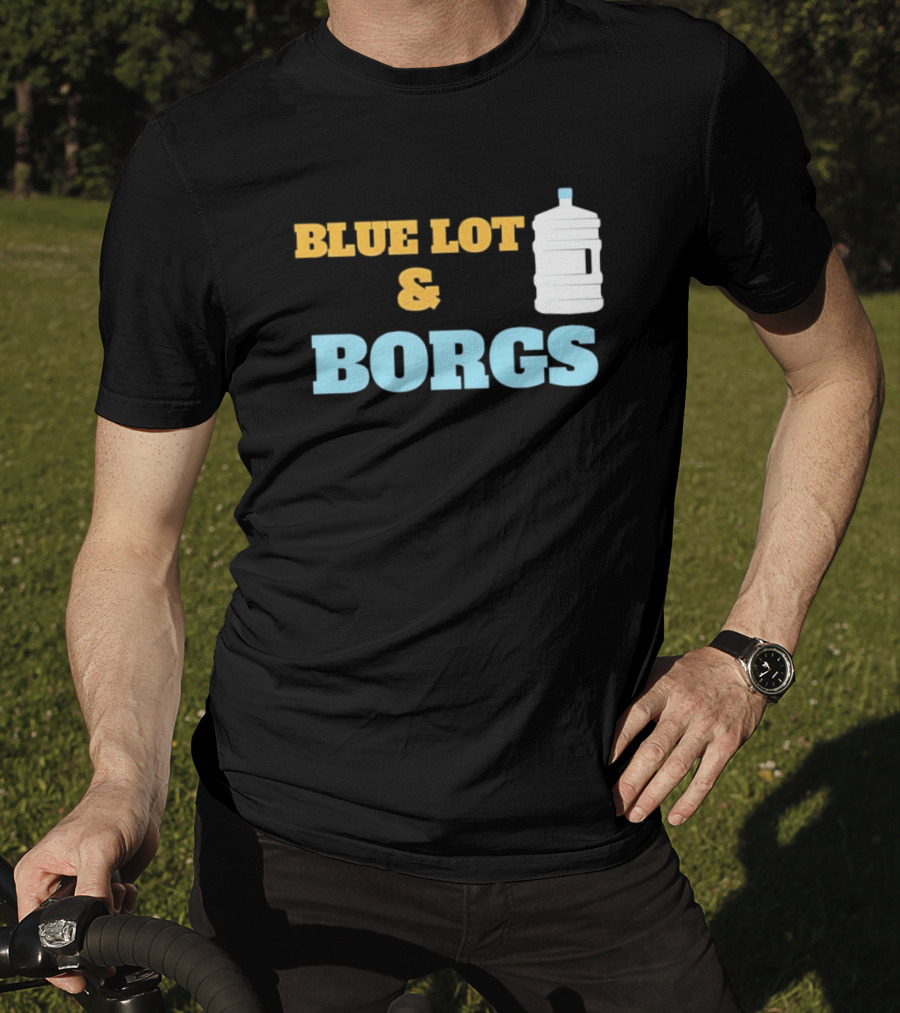 Blue Lot And Borgs Party Gallon T-Shirt