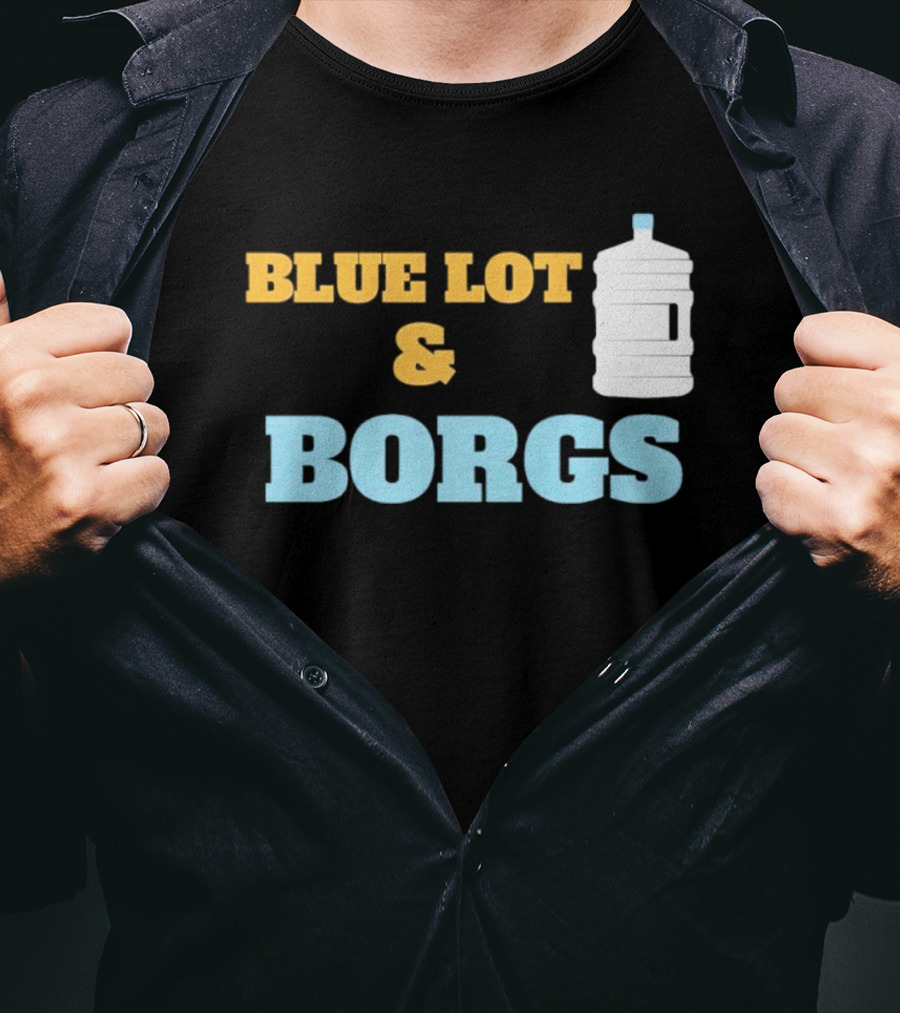 Blue Lot And Borgs Party Gallon T-Shirt