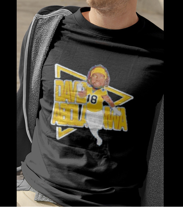 David Abolarinwa 18 Football Caricature Signature T-Shirt