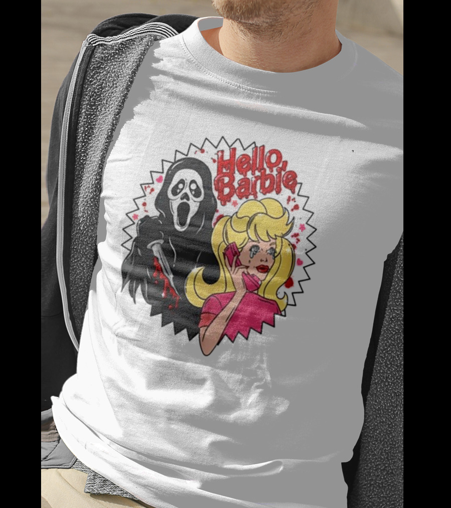 Hello Barbie Ghost Mask Doll T-Shirt