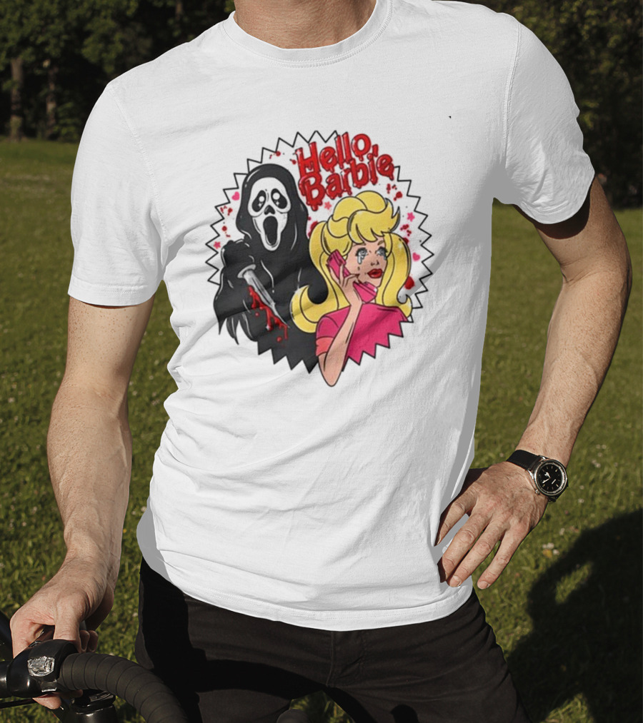 Hello Barbie Ghost Mask Doll T-Shirt