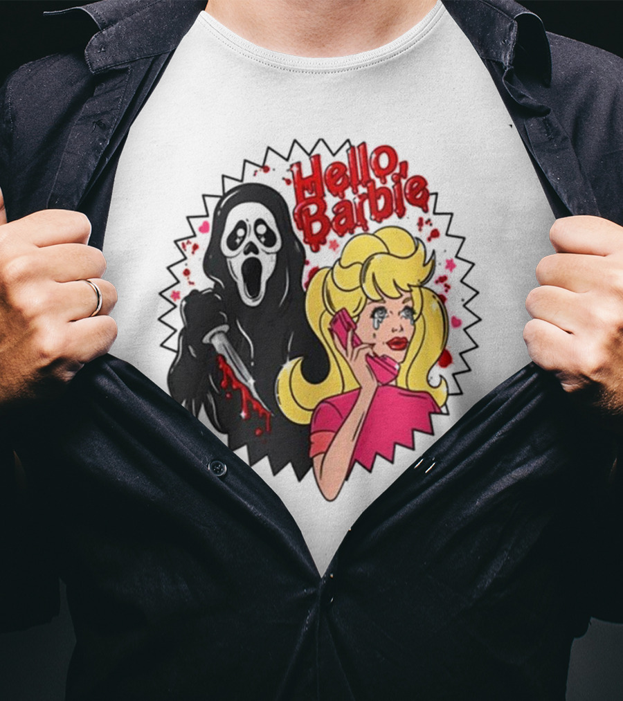 Hello Barbie Ghost Mask Doll T-Shirt