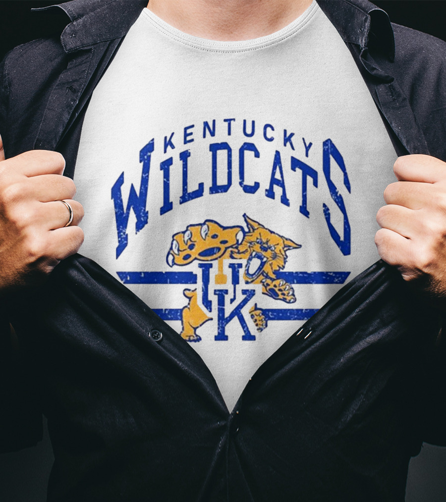 Kentucky Wildcats Vintage UK Logo Retro Wildcat T-Shirt