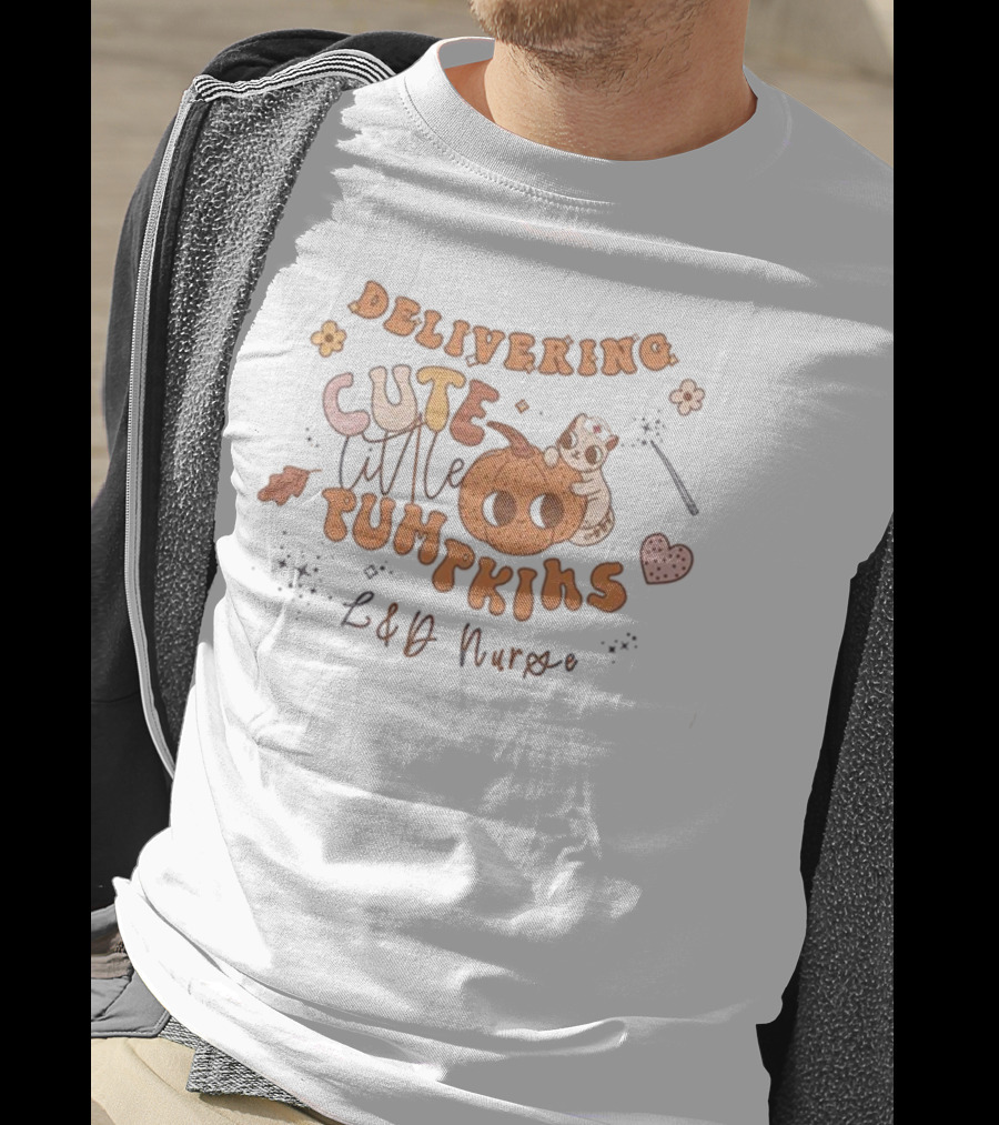 Delivering Cute Little Pumpkins L&D Nurse T-Shirt