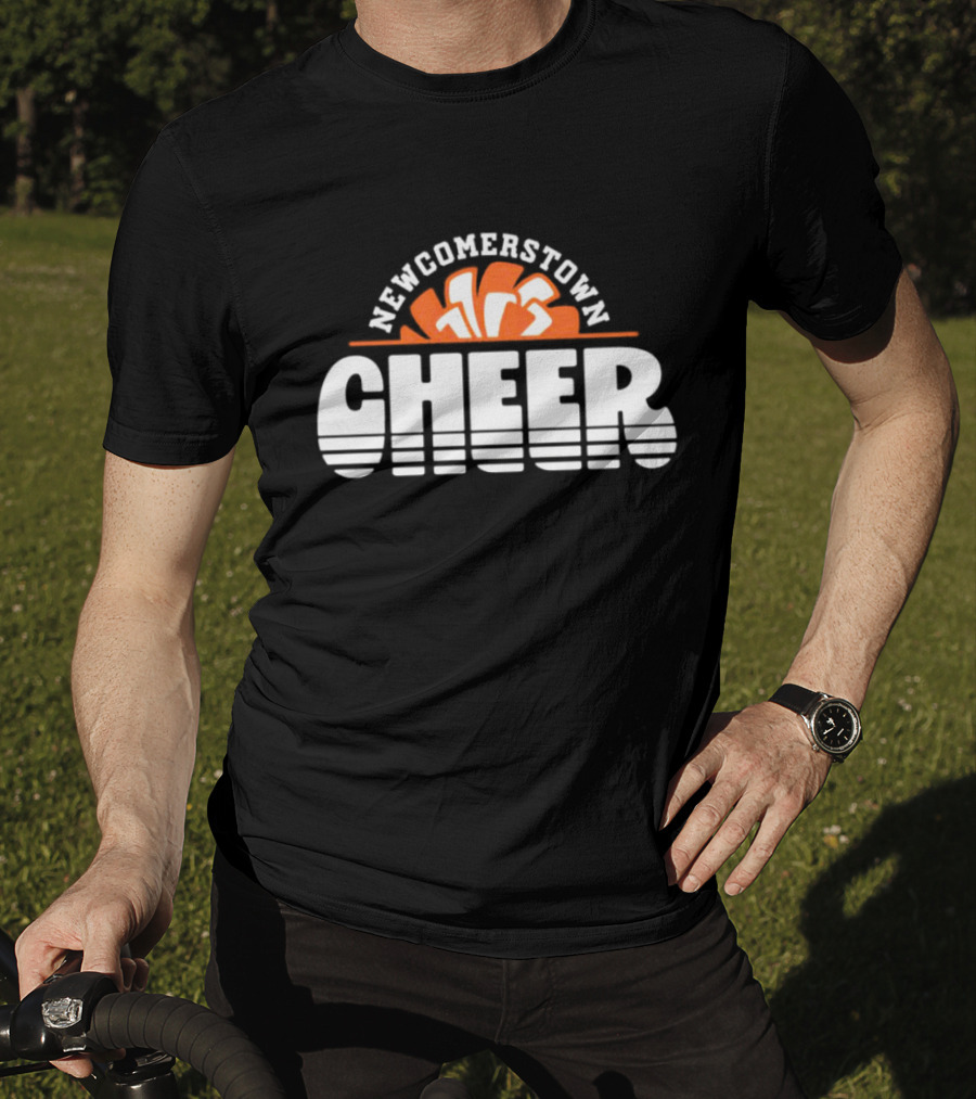 Newcomerstown Cheer Orange Megaphone T-Shirt