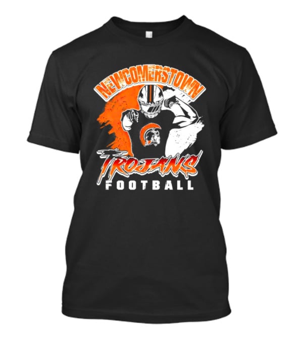 Newcomerstown Trojans Football Fierce Spirit And Helmet T-Shirt