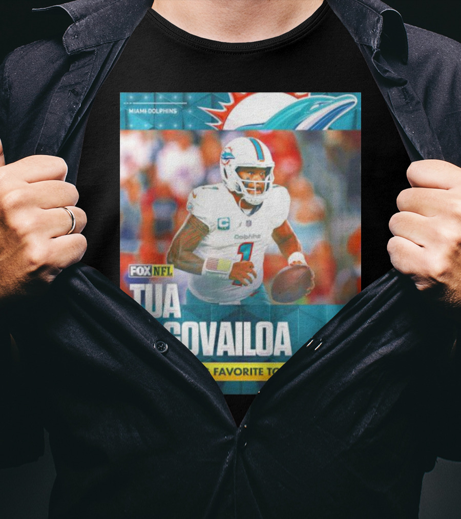 Miami Dolphins Tua Tagovailoa Solo Betting Favorite To Win MVP Fox NFL T-Shirt