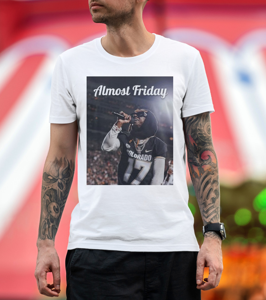 Almost Friday Colorado 17 Football T-Shirt