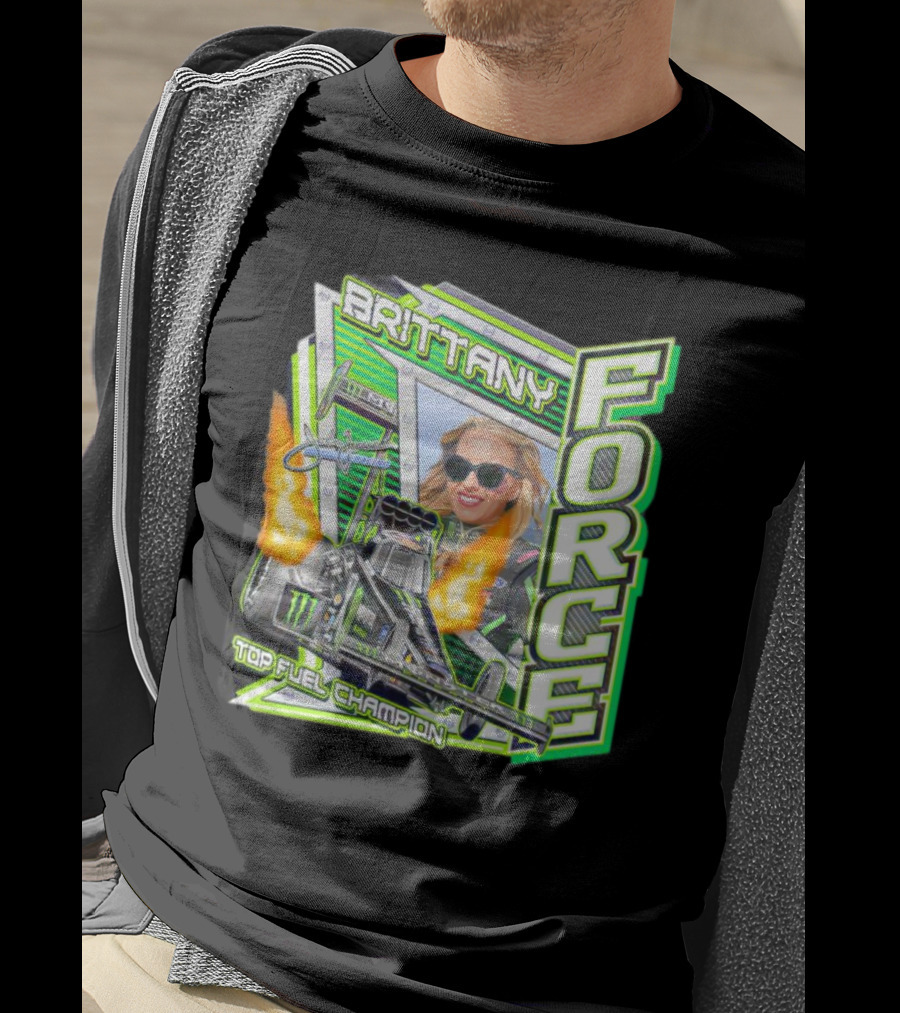 Brittany Force Top Fuel Champion Signature Racing T-Shirt