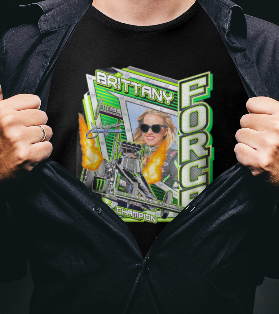 Brittany Force Top Fuel Champion Signature Racing T-Shirt